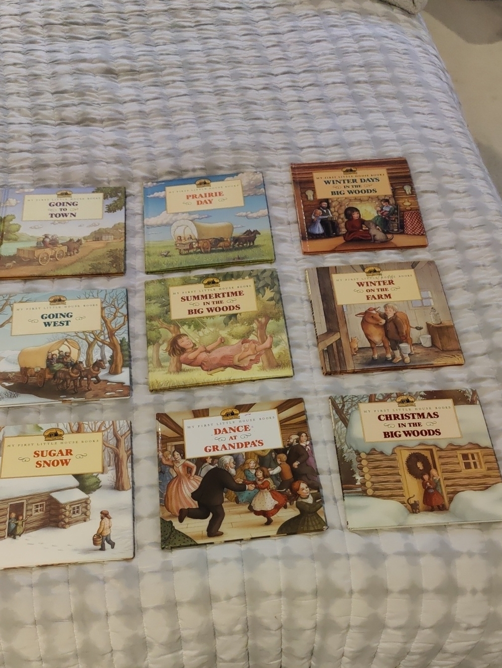 My First Little House Picture Children's Book Lot Illustration Vintage HardCover